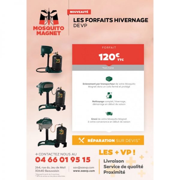 Entretien mosquito magnet