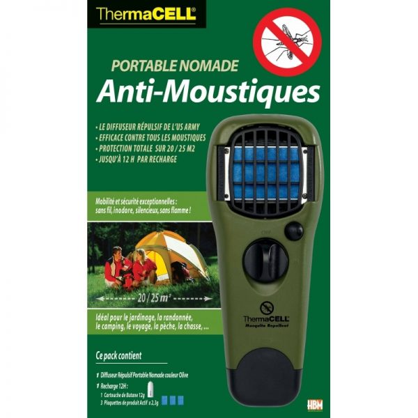 PORTABLE NOMADE ANTI-MOUSTIQUES THERMACELL 1