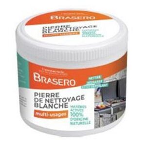 Pierre blanche nettoyage Brasero