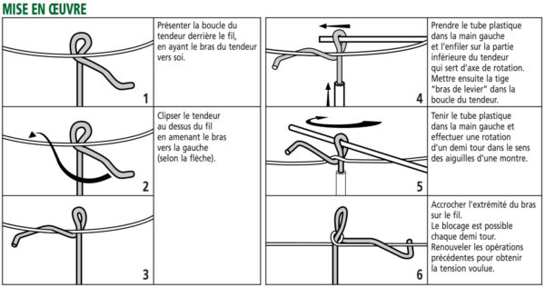 Tendeur FENOX N°1 GALVA - D4,7mm pour fil jusqu'à D2,7mm – Image 2